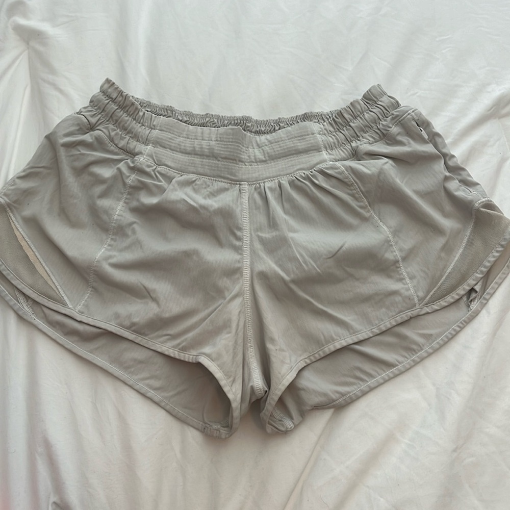 White lulu hotty hot shorts